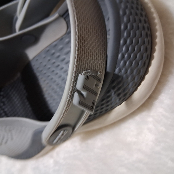 CROCS Gray Sandals Lightweight Perforated Design - Picture 8 of 9